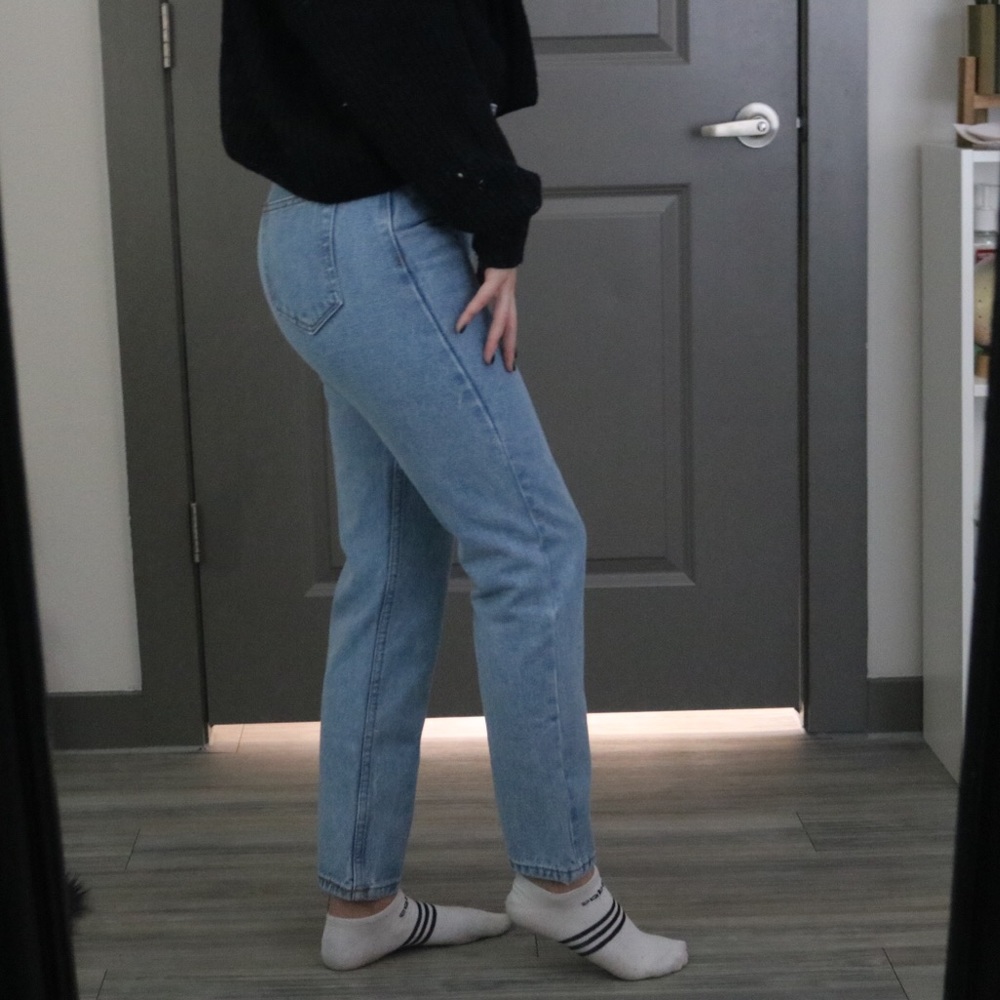 Gemini Mum Jeans Pale Blue from Princess Polly